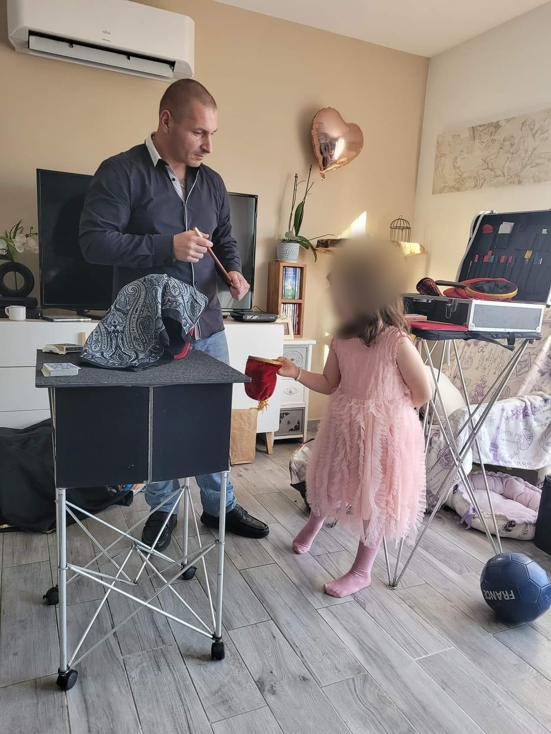 Anniversaire enfant à domicile avec participation